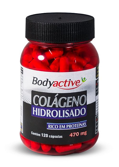 Colágeno Hidrolisado 120 Cápsulas Bodyactive