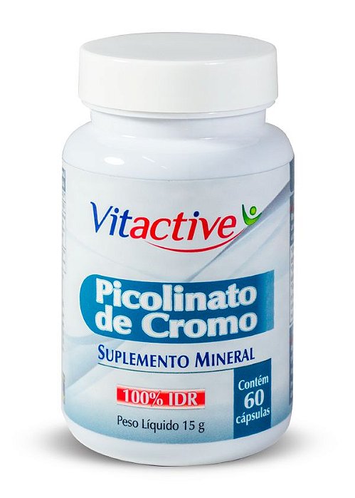 Picolinato De Cromo 60 Cápsulas Vitactive