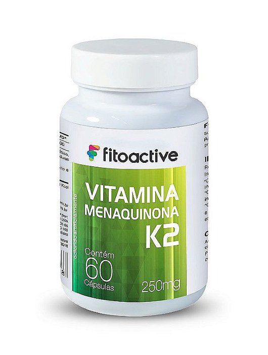 Vitamina K2 MK7 65 mcg 60 Cápsulas Fitoactive