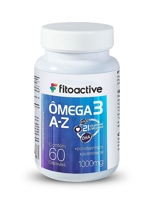 Ômega 3 AZ 1000 mg 60 Cápsulas Fitoactive