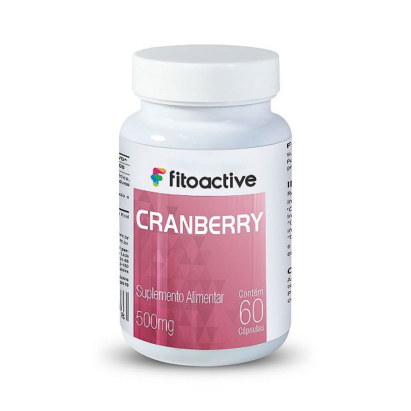 Cranberry 500 mg 60 Capsulas Fitoactive