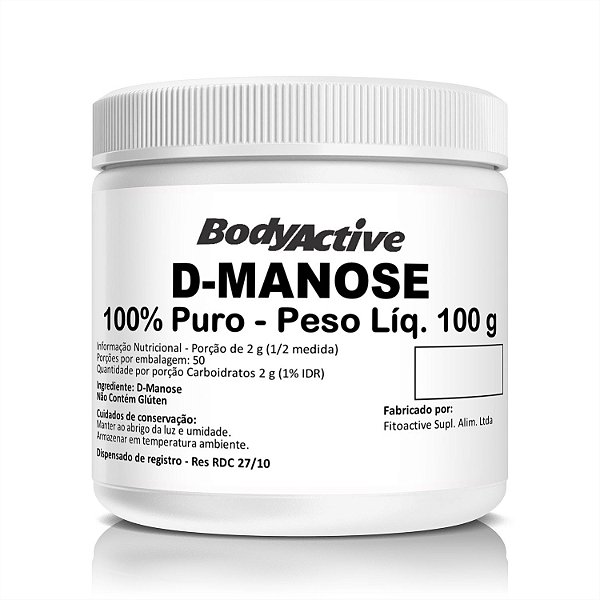 D-Manose (mannose) 100 g Bodyactive