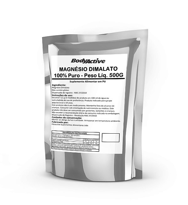 Magnésio Dimalato 500 G Bodyactive