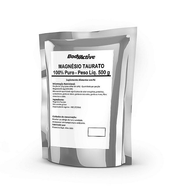 Magnésio Taurato 500 G Bodyactive