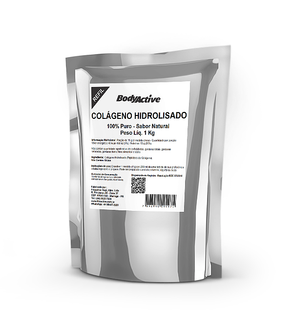 Colágeno Hidrolisado em Pó 1 Kg Bodyactive