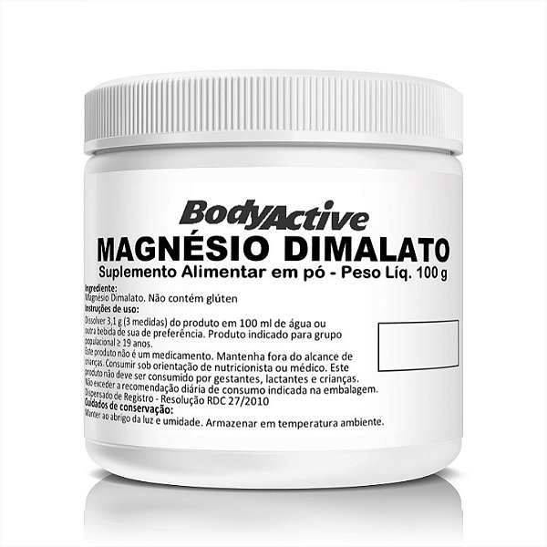 Magnésio Dimalato 100 G Bodyactive