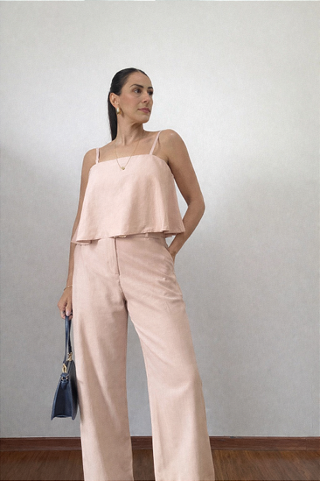 Conjunto Laís cor Rose