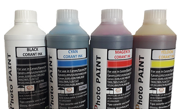 4 Litros Epson L395 l396 todas Corantes