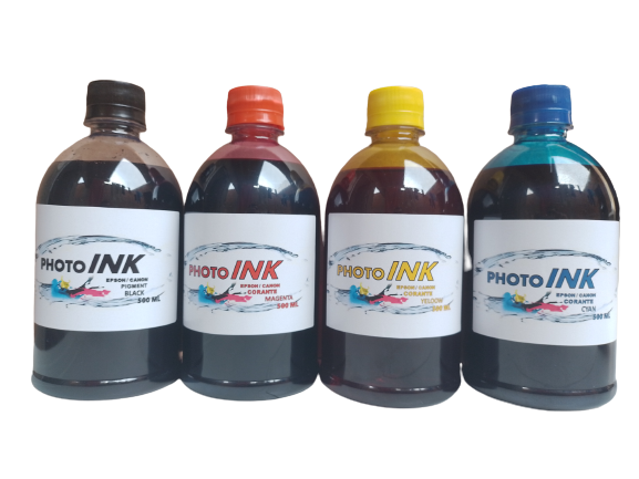 Tinta  para Recarga de Cartuchos de Impressoras HP (2 Litros)