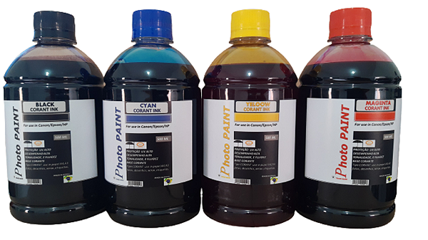 TINTA Epson Ecotank L3210L3250  todas Corantes 4X 500 ML