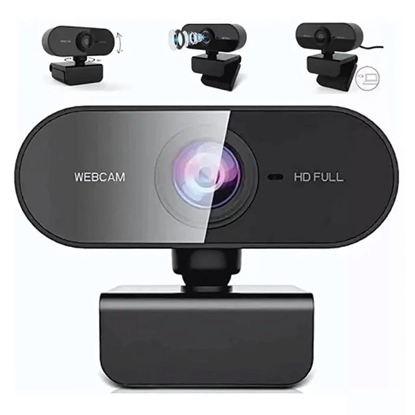 Webcam Full Hd 1080p Microfone Pc Notebook Home Office