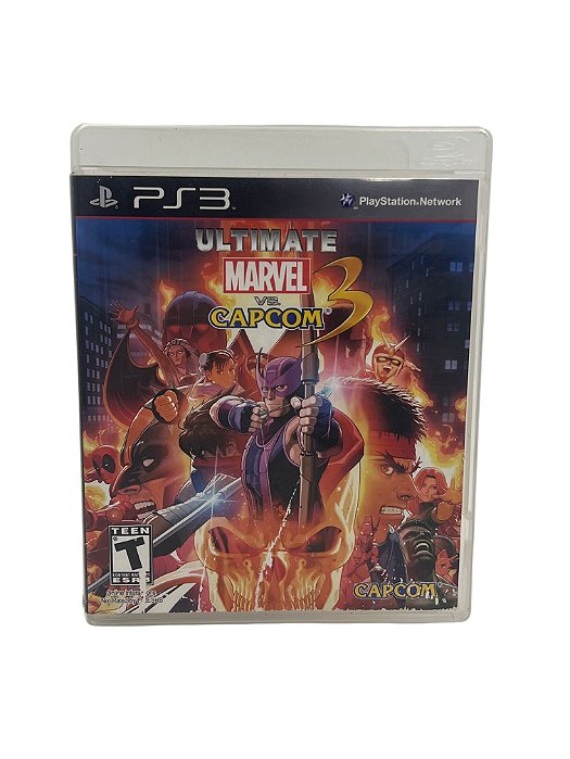 Jogo Mídia Física PS3 - Ultimate Marvel VS Capcom 3