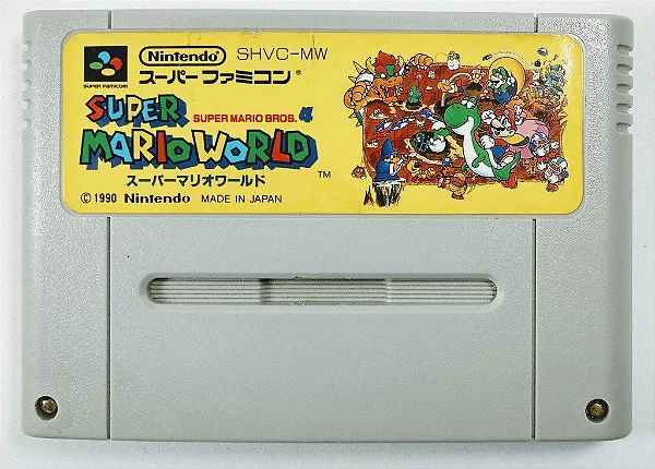 Jogo Super Famicom - Super Mario World Loose Japones