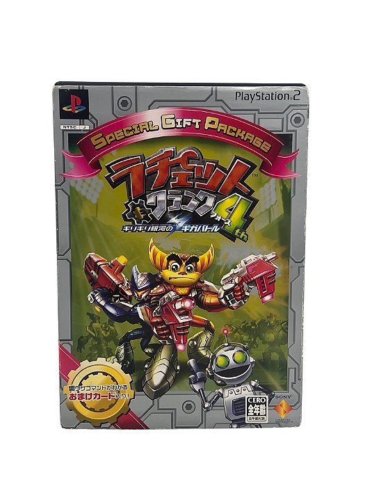 Jogo Mídia Física PS2 - Ratchet e Clank 4th com luva Japones