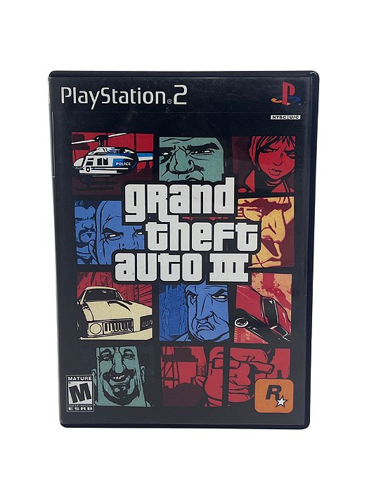 Jogo Mídia Física PS2 - GTA 3
