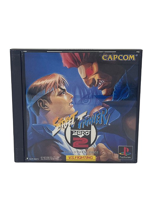 Jogo Mídia Física PS1 - Street Fighter Zero 2 Japones