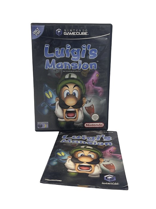 Jogo Mídia Física Gamecube - Luigi's Mansion EUR