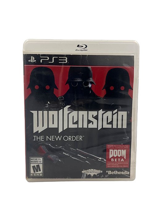 Jogo Mídia Física PS3 - Wolfenstein The New Order