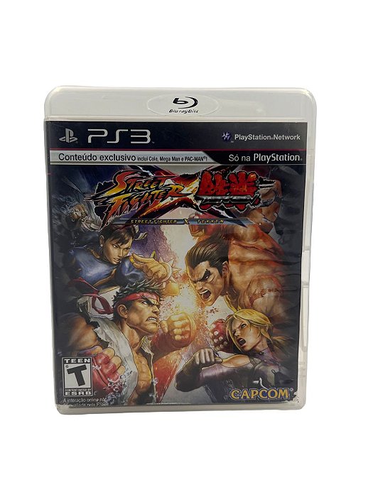Jogo Mídia Física PS3 - Street Fighter X Tekken