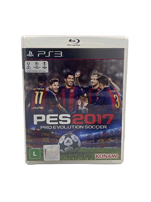 Jogo Mídia Física PS3 - PES 2017