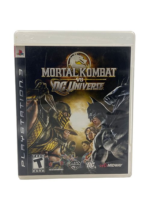 Jogo Mídia Física PS3 - Mortal Kombat Vs DC Universe