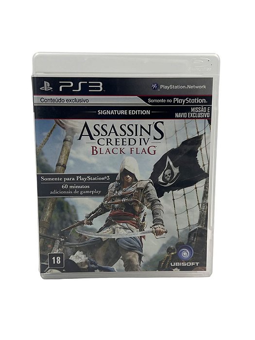 Jogo Mídia Física PS3 - Assassins Creed IV Black Flag