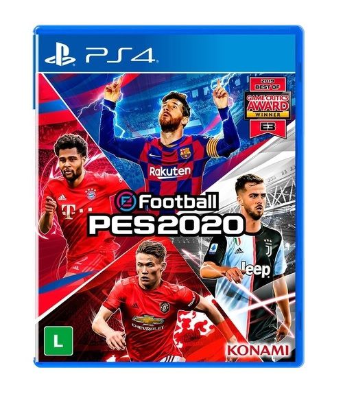 Jogo Mídia Física PS4 EFOOTBALL PES 2020