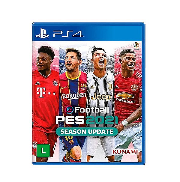 Jogo Mídia Física PS4 EFOOTBALL PES 2021
