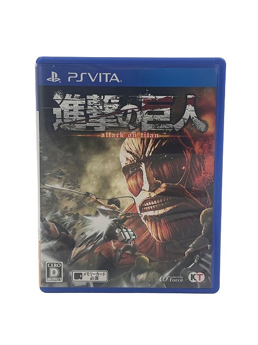 Jogo Mídia Física PSVITA - Attack on Titan Japones