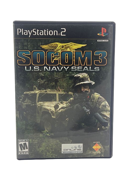 Jogo Mídia Física PS2 - Socom 3
