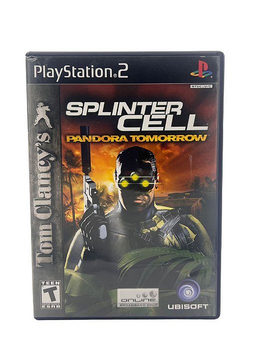 Jogo Mídia Física PS2 - Splinter Cell Pandora Tomorrow