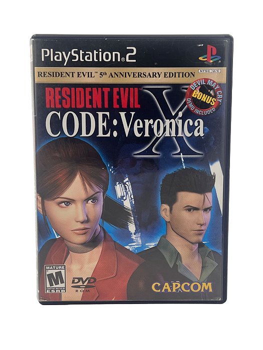 Jogo Mídia Física PS2 - Resident Evil Code: Veronica
