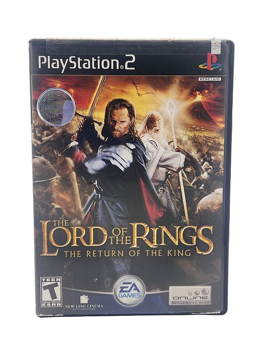 Jogo Mídia Física PS2 - The Lord the Rings Return the King