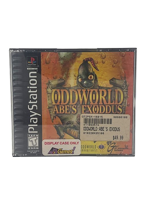 Jogo Mídia Física PS1 - OddWorld Abe's Exoddus