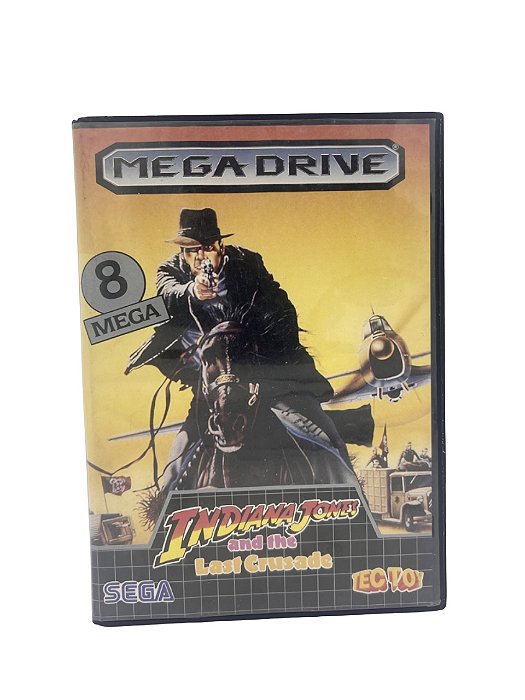 Jogo Mídia Física Mega Drive - Indiana Jones and the Last Crusade
