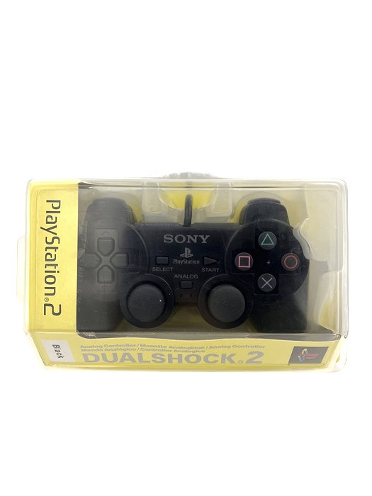Controle Dualshock PS2 Preto