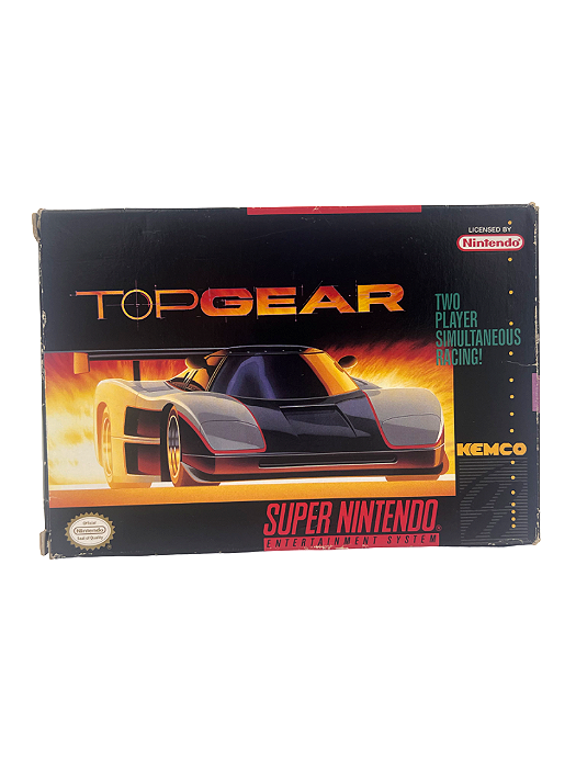 Jogo Super Nintendo - Top Gear