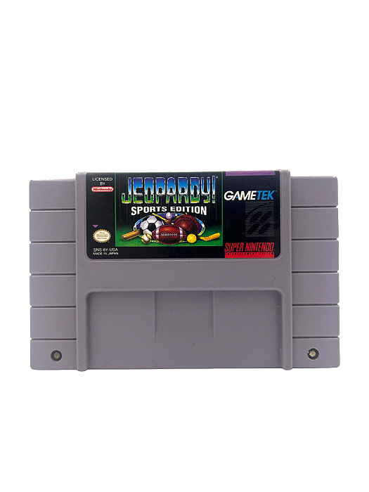 Jogo Super Nintendo - Jeopardy Sports Edition Loose