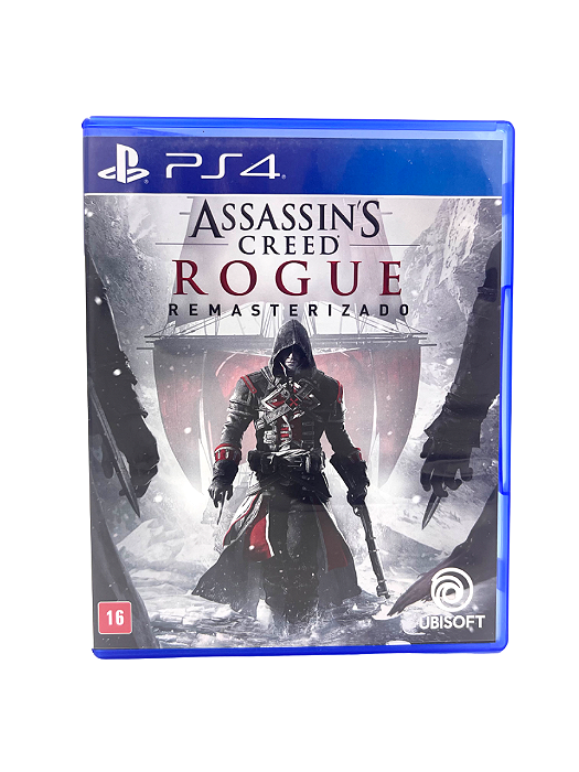 Jogo Mídia Física PS4 Assassins Creed Rogue
