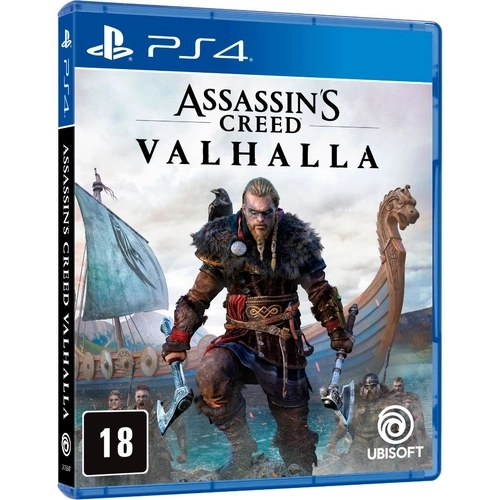 Jogo Mídia Física PS4 Assassins Creed Valhalla
