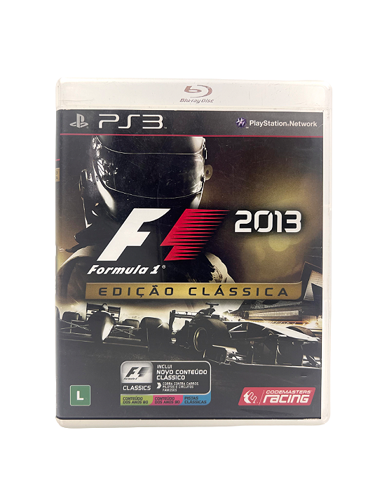 Jogo Mídia Física PS3 - Formula 1 2013