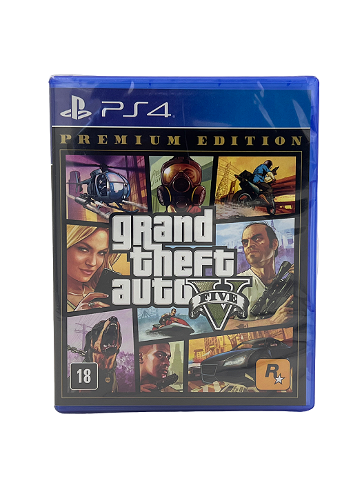 Jogo Mídia Física PS4  GTA 5