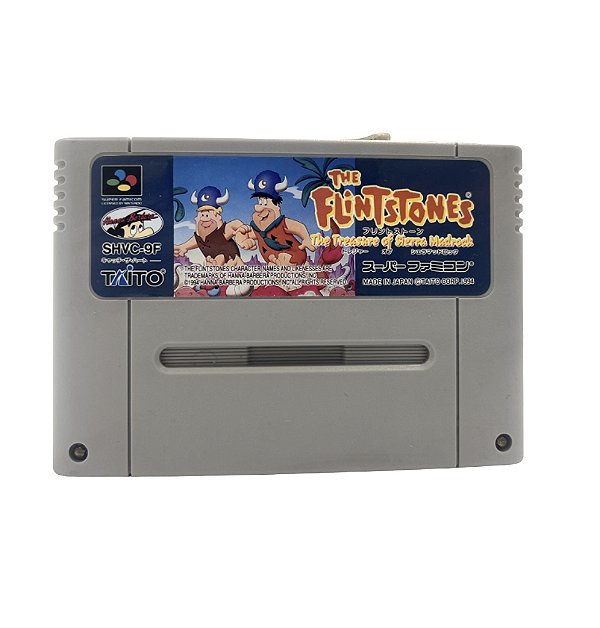 Jogo Super Famicom - The Flintstones Japones