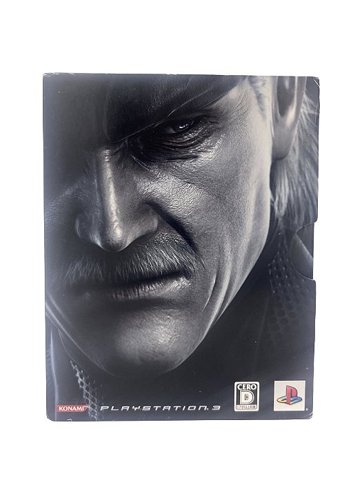 Jogo Mídia Física PS3 - Box Metal Gear 4 Japones