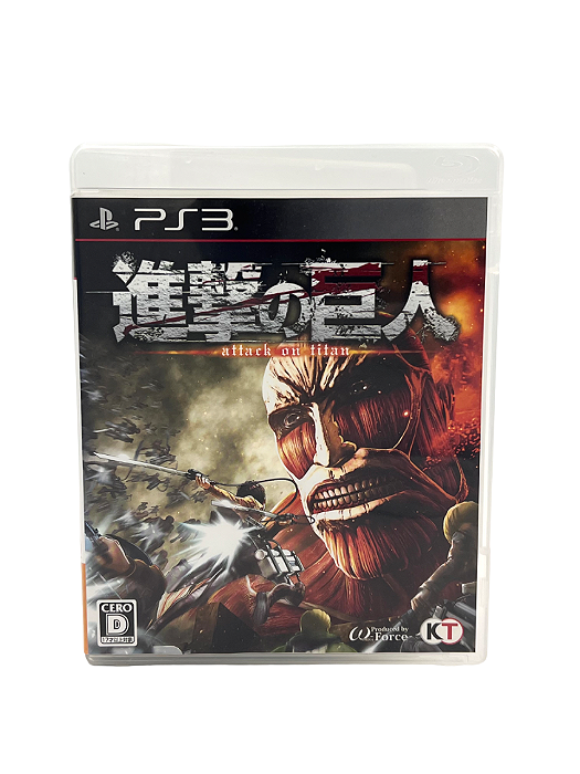 Jogo Mídia Física PS3 - Attack on Titan Japones