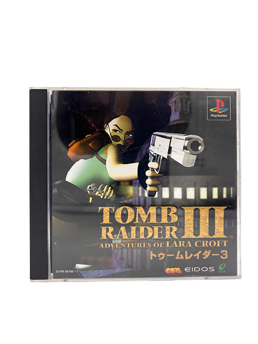 Jogo Mídia Física PS1 - Tomb Raider 3 Japones