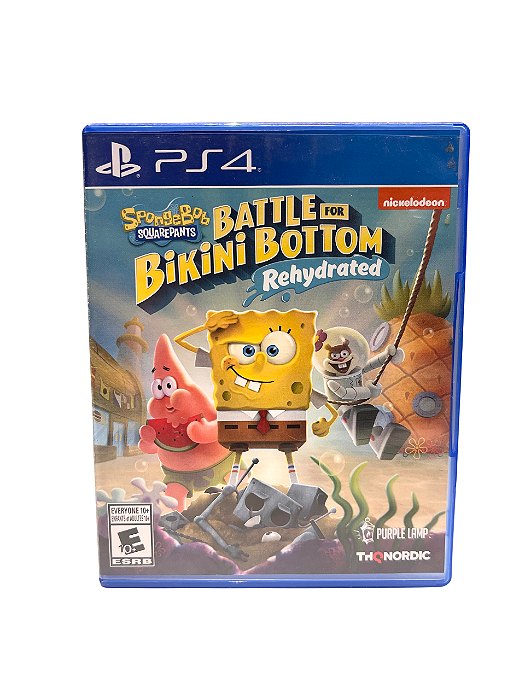 Jogo Mídia Física PS4 Bob Esponja SpongeBob - Battle Bikini Bottom