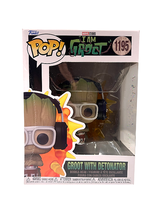 Funko Pop I Am Groot - Groot with Detonador - 1195
