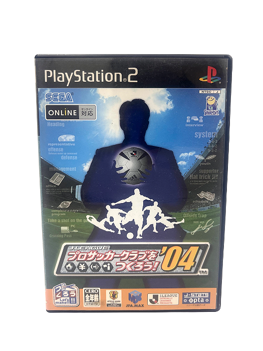 Jogo Mídia Física PS2 - J.League Pro Soccer 04 Japones