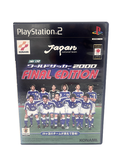 Jogo Mídia Física PS2 - Jikkyou World Soccer 2000 Japones